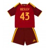 AS Roma Wesley Franca #43 Hjemmedraktsett Barn 2026-27 Kortermet (+ korte bukser)